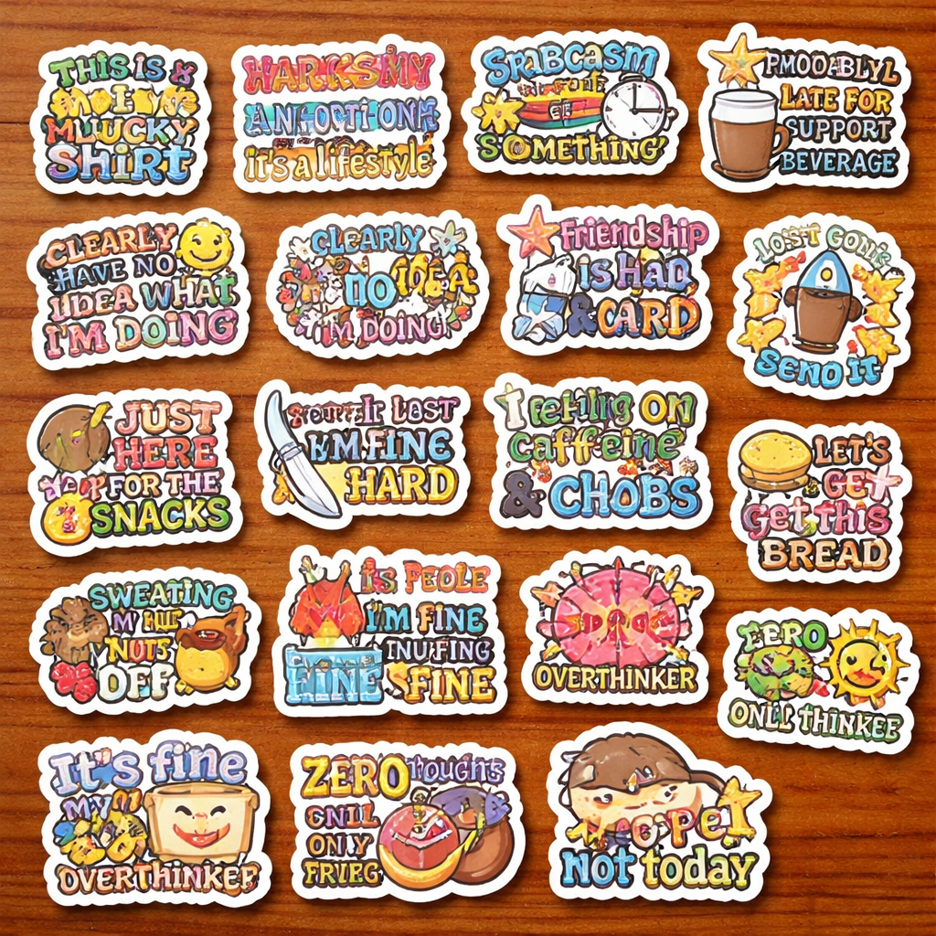 100 2.5" Standard Gloss Stickers