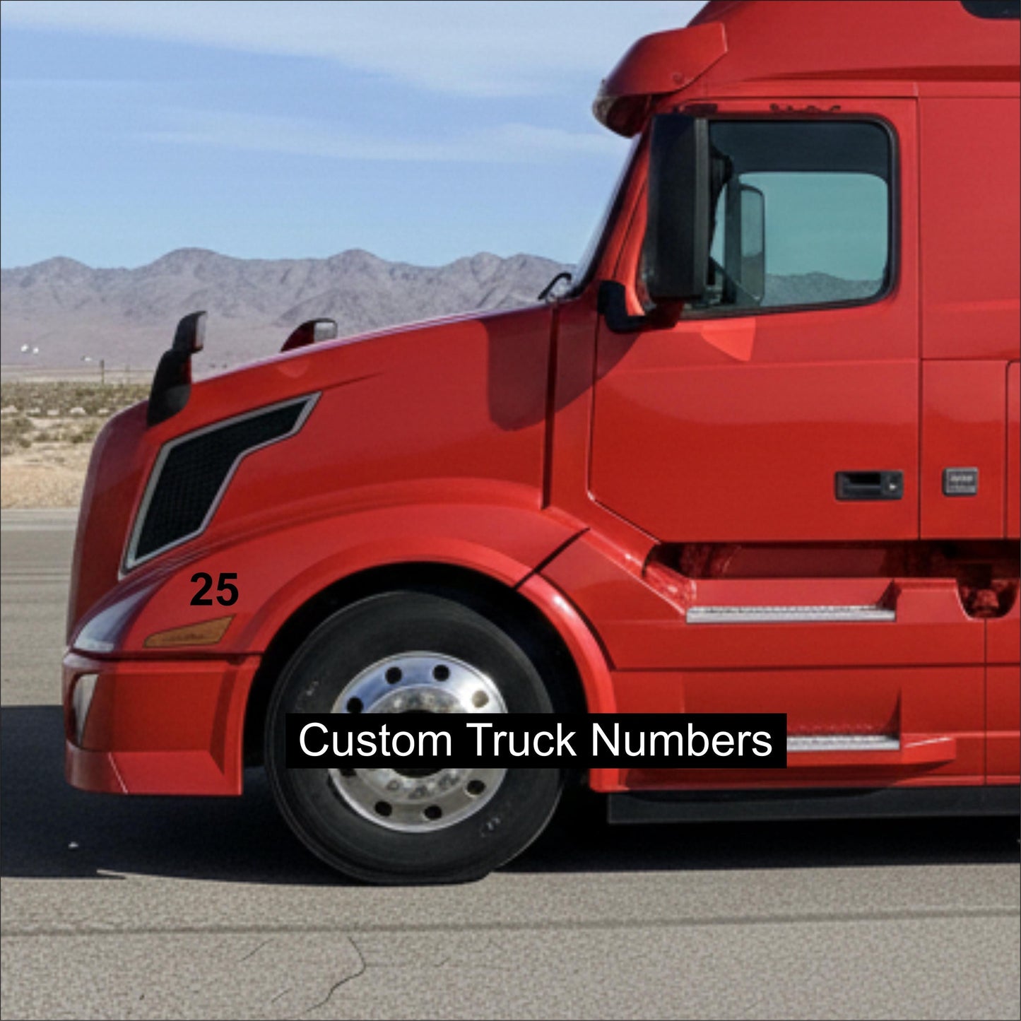 Custom US DOT Decals Truck & Trailer Stickers